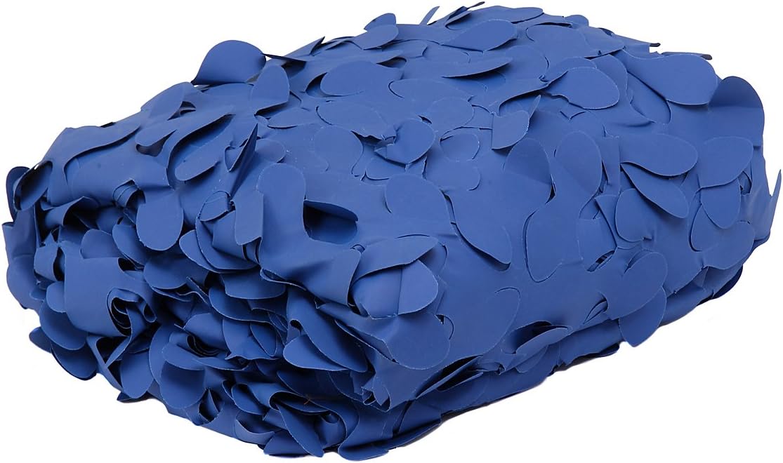 Blue Camo Netting, Approx Size. 20ft x 10ft, Fire Retardant Blue Camouflage Netting