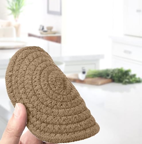 Miniatura 8 de Lindo juego de 6 posavasos superabsorbentes para escritorio, resistente al calor, para escritorio de trabajo y mesa, posavasos para decoración del