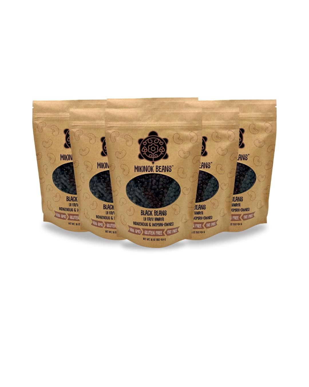 Mikinok Dry Black Beans (6PK)