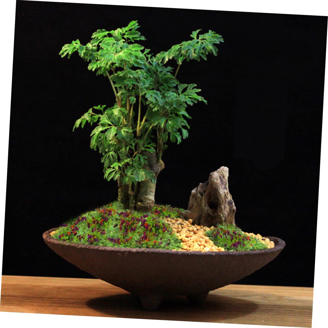 STOBOK Cespugli Di Statica Per Modellismo Miniature Decorazioni Realistiche Per Diorami e Scene Ferroviarie