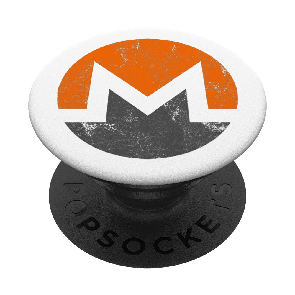 Amazon.com: Monero Logo Distressed Grunge Style PopSockets Grip and Stand  for Phones and Tablets : Cell Phones & Accessories