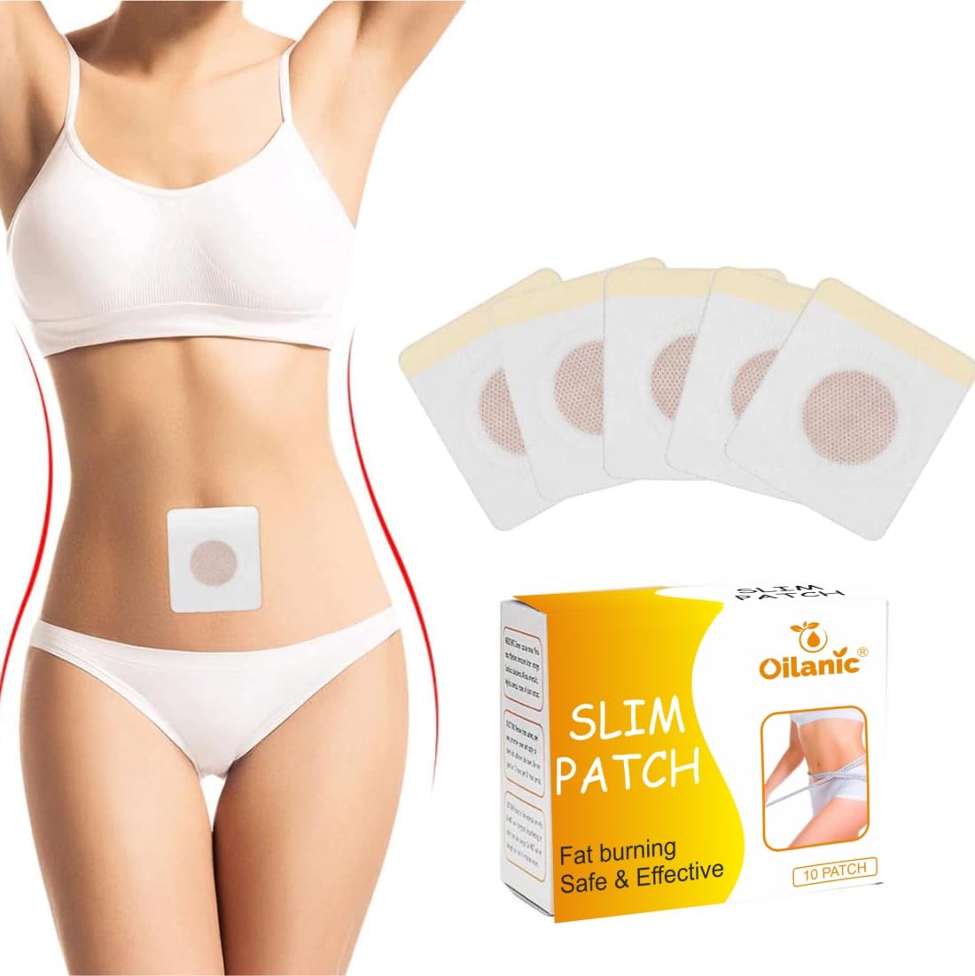 Buy Now Natural Herbal Slimming Patch For Weight Loss (Pack Of 1, 10...