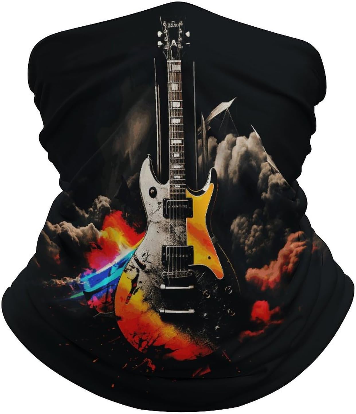 Sun Protection Neck Gaiter Rock Music Balaclava Fishing Mask Hiking Cycling Sports Scarf