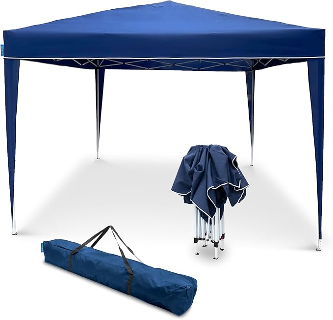 Carpa Plegable de Jardín Goodyear 3x3m con Protección UV y Bolsa de Transporte