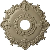Vista 46 de Ekena Millwork CM18RLMMF Medallón de techo Riley, barro de Mississippi