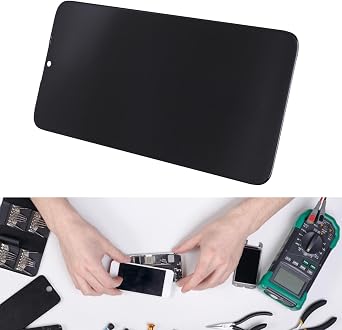 for Cubot X70 OLED LCD Screen Replacement, Touch Screen Display Digitizer Assembly with Fingerprint Function for Cubot X70 with Frame and Repair Tools