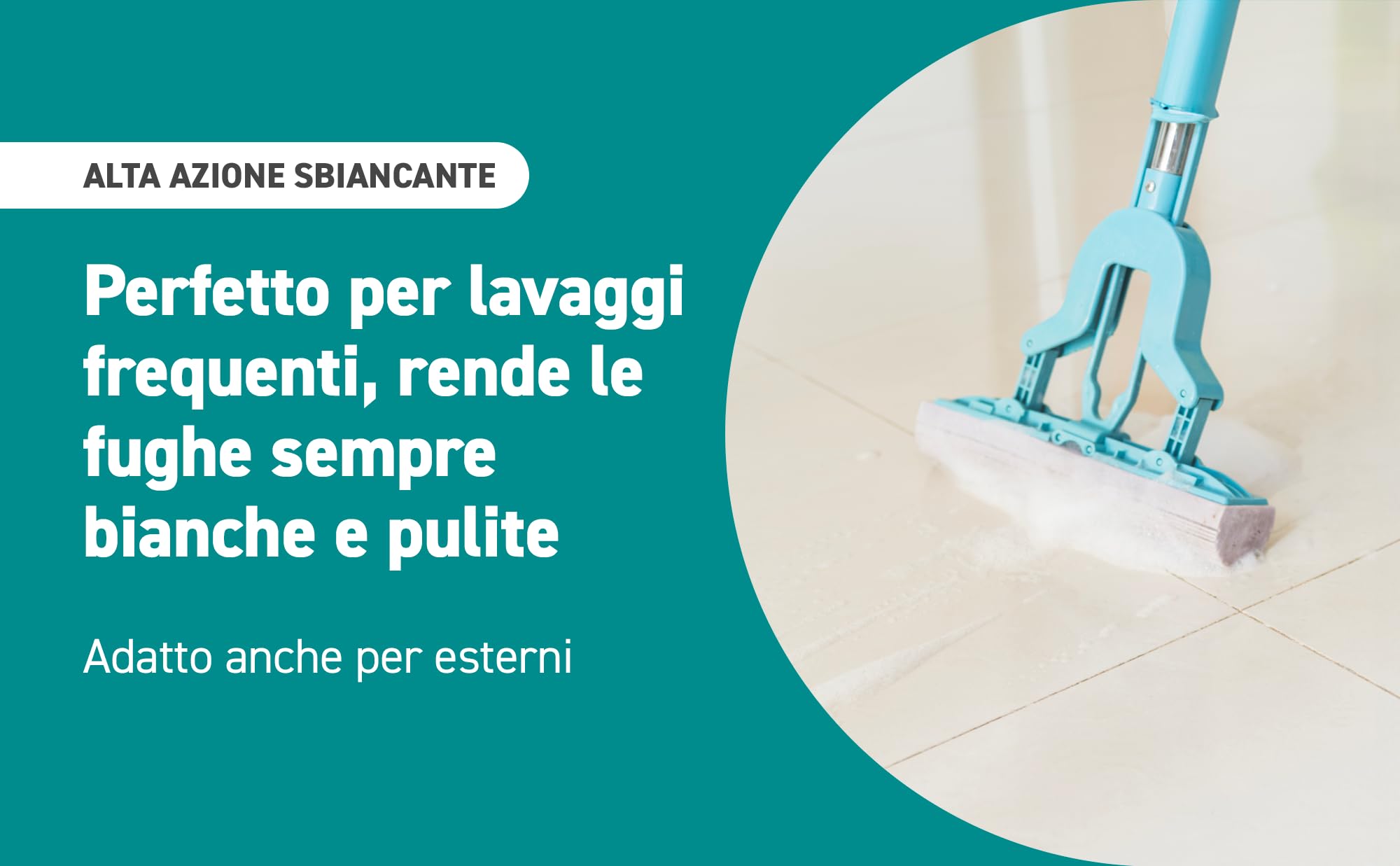 Magazzini GM SBIANCAFUGA,Detergente concentrato ideale per la pulizia delle fughe di pavimenti e rivestimenti.Rimuove sporco, annerimenti e muffe dalle intersezioni, 1 Lt (1)