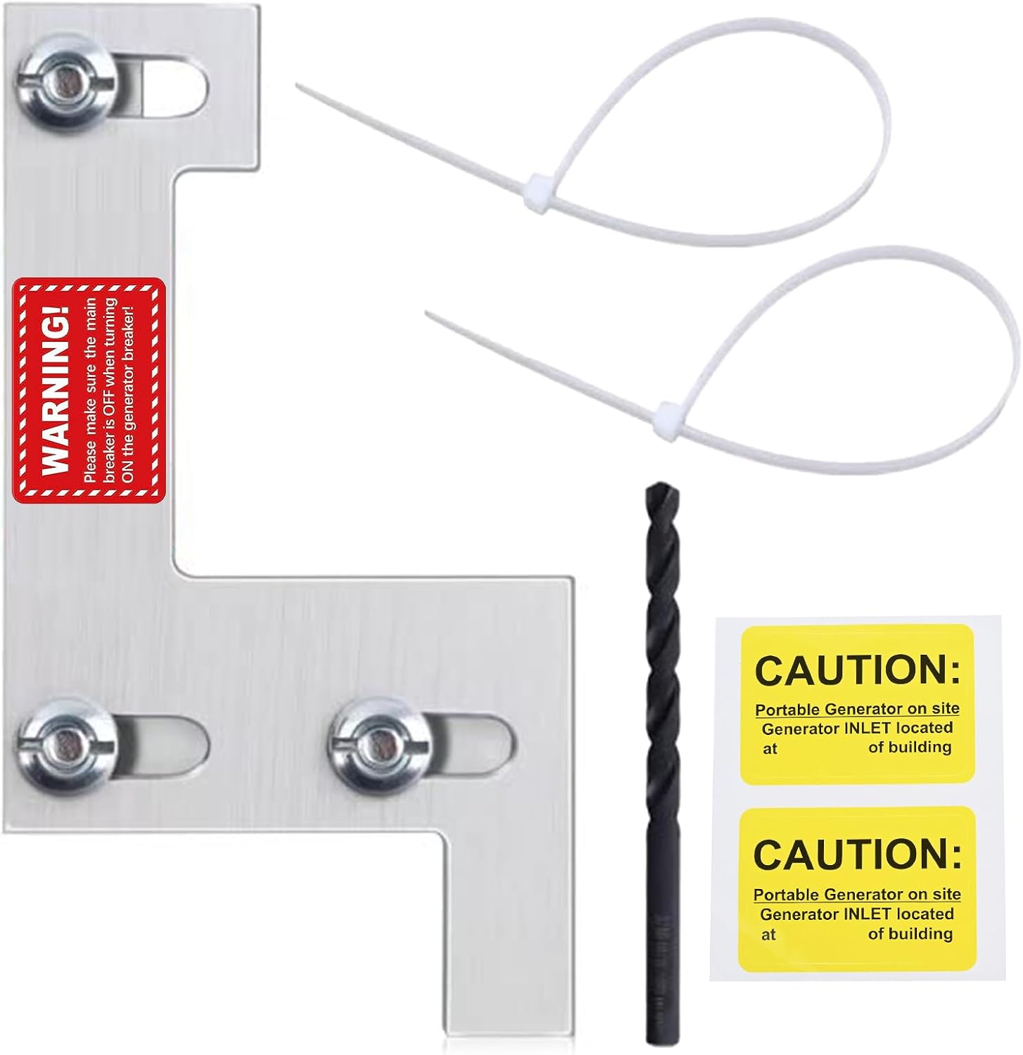Aupoko Generator Interlock Kit Compatible with Square D Vertical 150 and 200 AMP Panels, 3 1/4 to 4 Inch Spacing between main and generator breaker, for Safe Usage of Portable Power During Outage