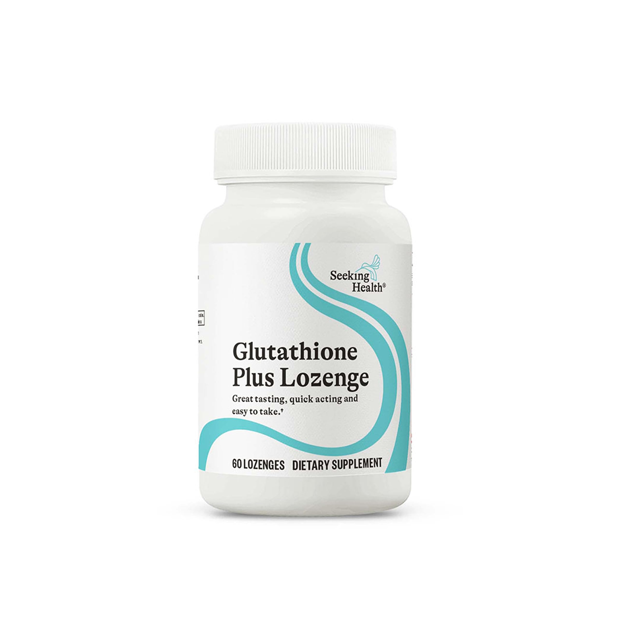 Seeking HealthGlutathione Plus Lozenge, 25 mg S-Acetyl-L-Glutathione with Cofactors, Immune and Detoxification Support, Liver Health, Antioxidant and Free Radical Support, Vegetarian (60 lozenges)*