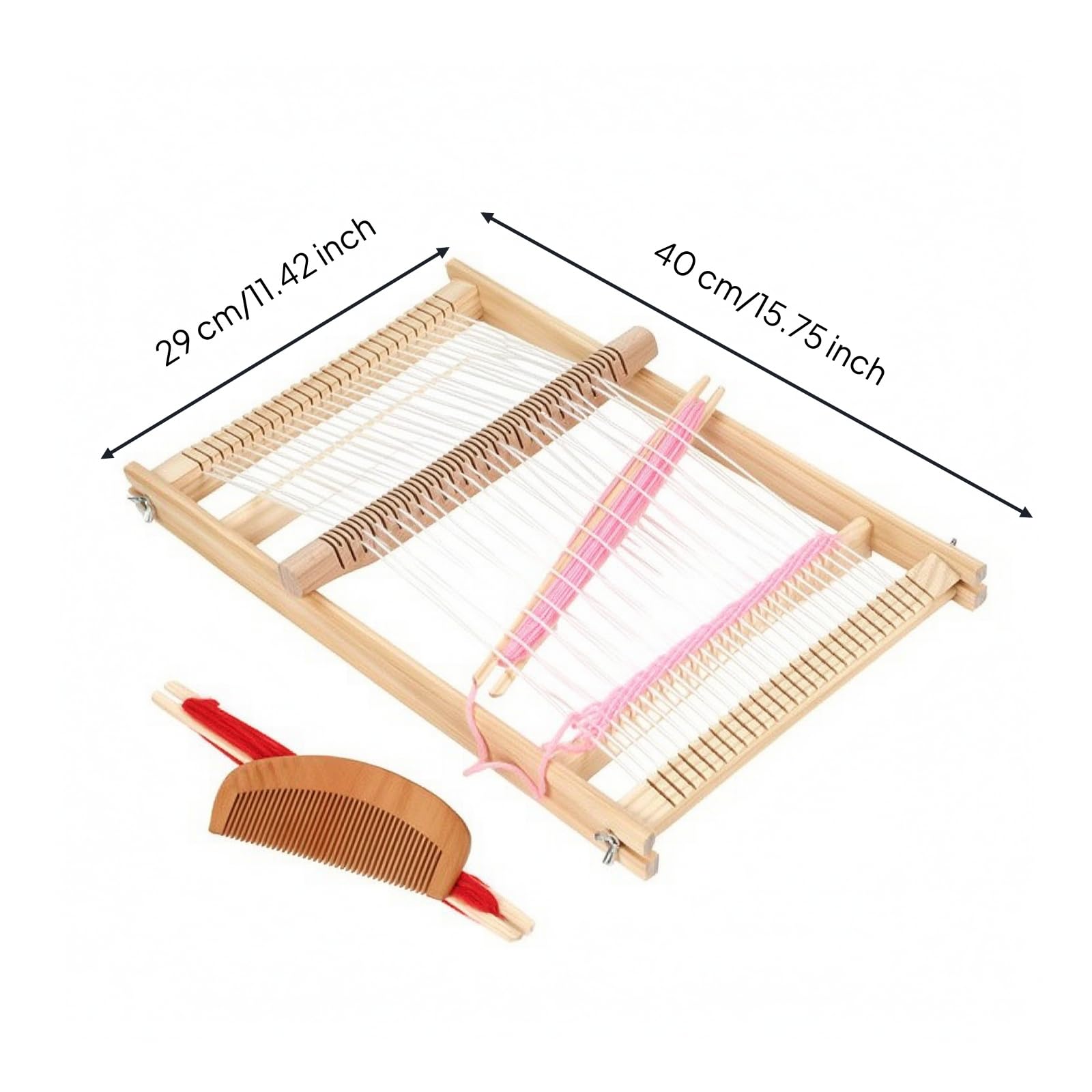 TAIZhiChen Telaio per Tessitura con Pettine Robusto | Creativo, Manuale, Telaio per , Casa, Bambini