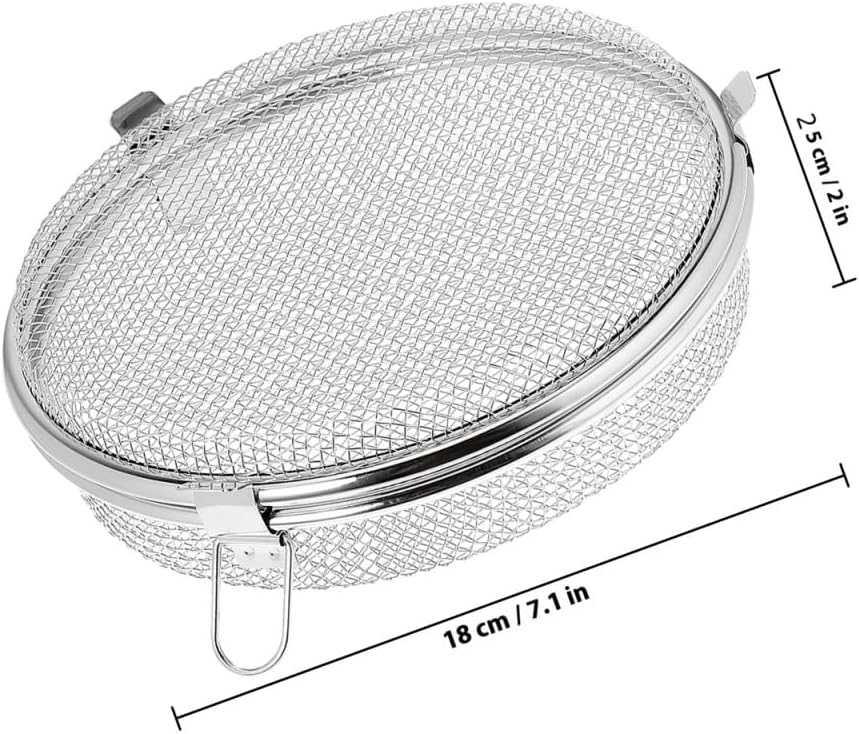 Dishwasher Basket Round Mesh Cutlery Storage Utensil Holder with Large Capacity for Forks Spoons Knives Kitchen Organization, 7.08 x 7.08 x 1.96 inches image 4
