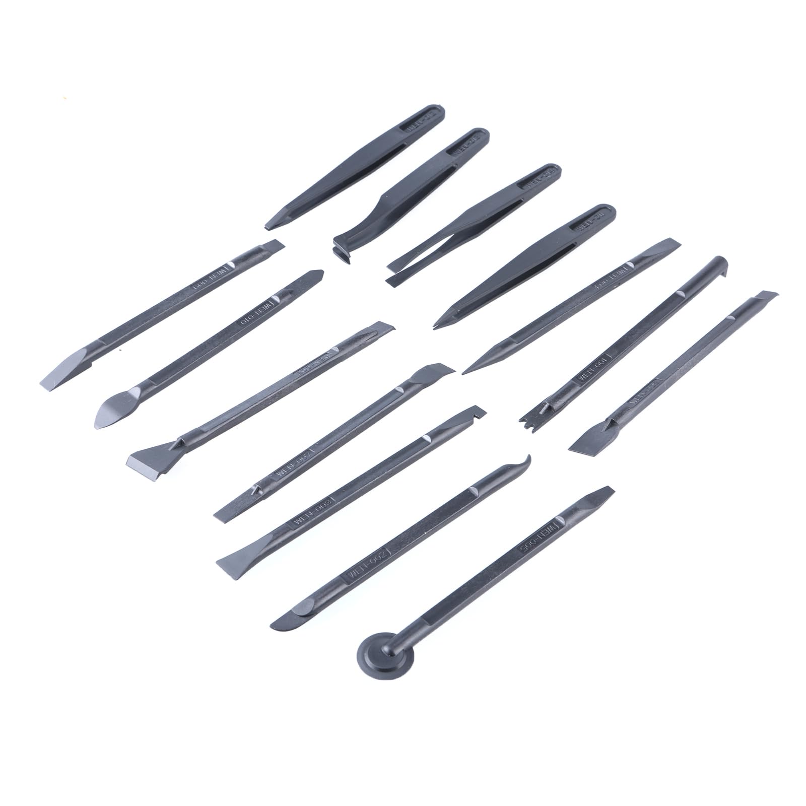 14Pcs Carbon Fibers Scraper Set for Cleaning and Label Removal, Multipurpose Tools Car Interior Cleaners