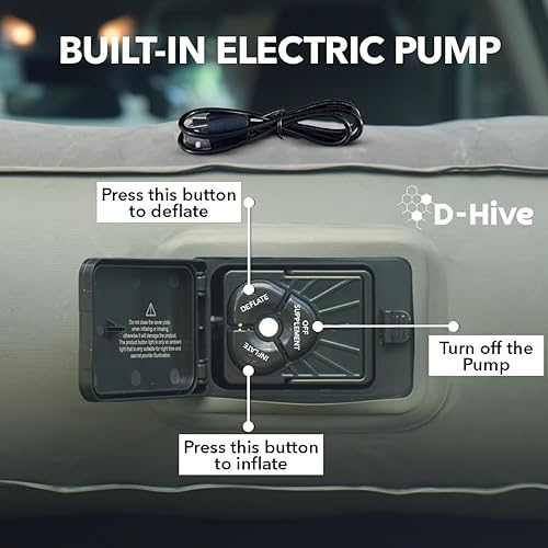 Miniatura 9 de Colchón de aire SUV, colchón de aire extra alto de material ultra grueso, colchón SUV para Toyota 4runner, colchón de aire Jeep Wrangler, colchón de