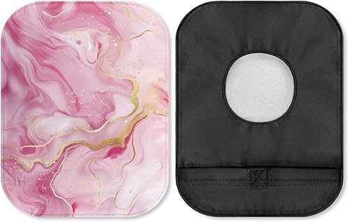 Miniatura 24 de Rnyleeg Bolsas de colostomía para mujer, 1 paquete de fundas de ostomía con cierre de flores de colibrí con cierre, suministros de ostomía Colibrí