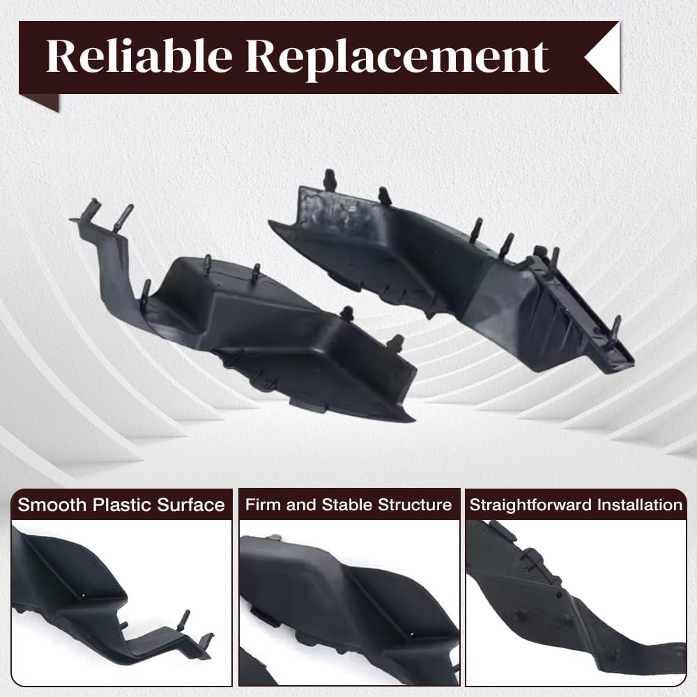 Windshield Wiper Side Cowl Cover Trim, Replaces 74212-SWA-A00, 74212SWAA00, 74222-SWA-A00, Compatible with Honda CRV CR-V RE 2007-2011, 2 pcs