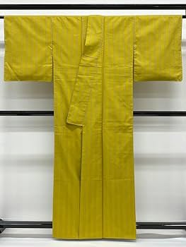 ♦︎きもの結♦︎本場黄八丈　市松綾織　正絹♦︎ｑ ♦︎きもの結♦︎本場黄八丈 市松綾織 正絹♦︎q ♦︎きもの結♦︎