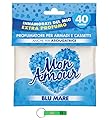 15 X Paglieri Mon Amour Blu Mare Sacchetti Profumati – Sacchetti profumati – Deodorante per ambienti di piccole dimensioni, 12 g + portachiavi Beni Culinari