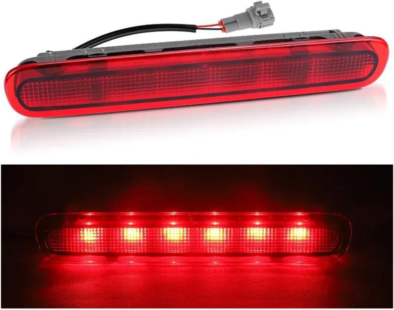 Rear Tail Light Assembly for Toyota for Hilux for Vigo 2008 2007 2005-2014 81570-0K080 Car Light High Mounted Rear Tailgate Stop Turn Lamp (1pc Clear Shell)