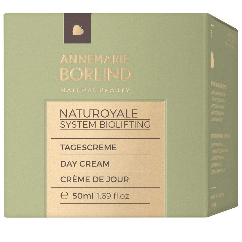 ANNEMARIE BÖRLIND NATUROYALE SYSTEM BIOLIFTING Tagescreme (50 ml) - aktiviert die Zellerneuerung, mindert feine Linien und Fältchen, sorgt für ein frisches Hautgefühl, Vegetarisch