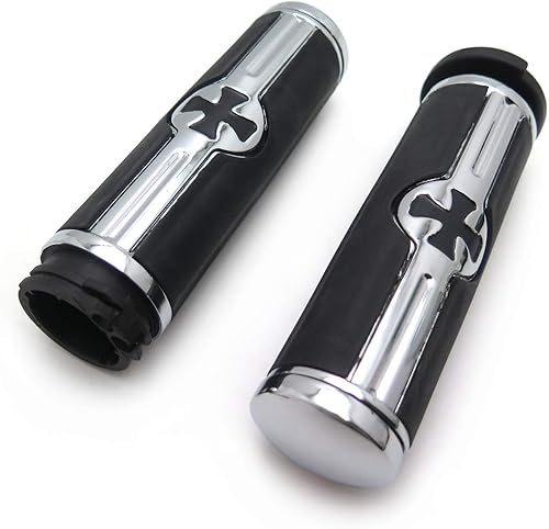 Miniatura 6 de HK- Agarres cruzados para manillar Compatible con los modelos Harley 96 y posteriores VRSC, XL, XR, Dyna, Softail (excepto FLSTSE2/3, FLSTNSE y
