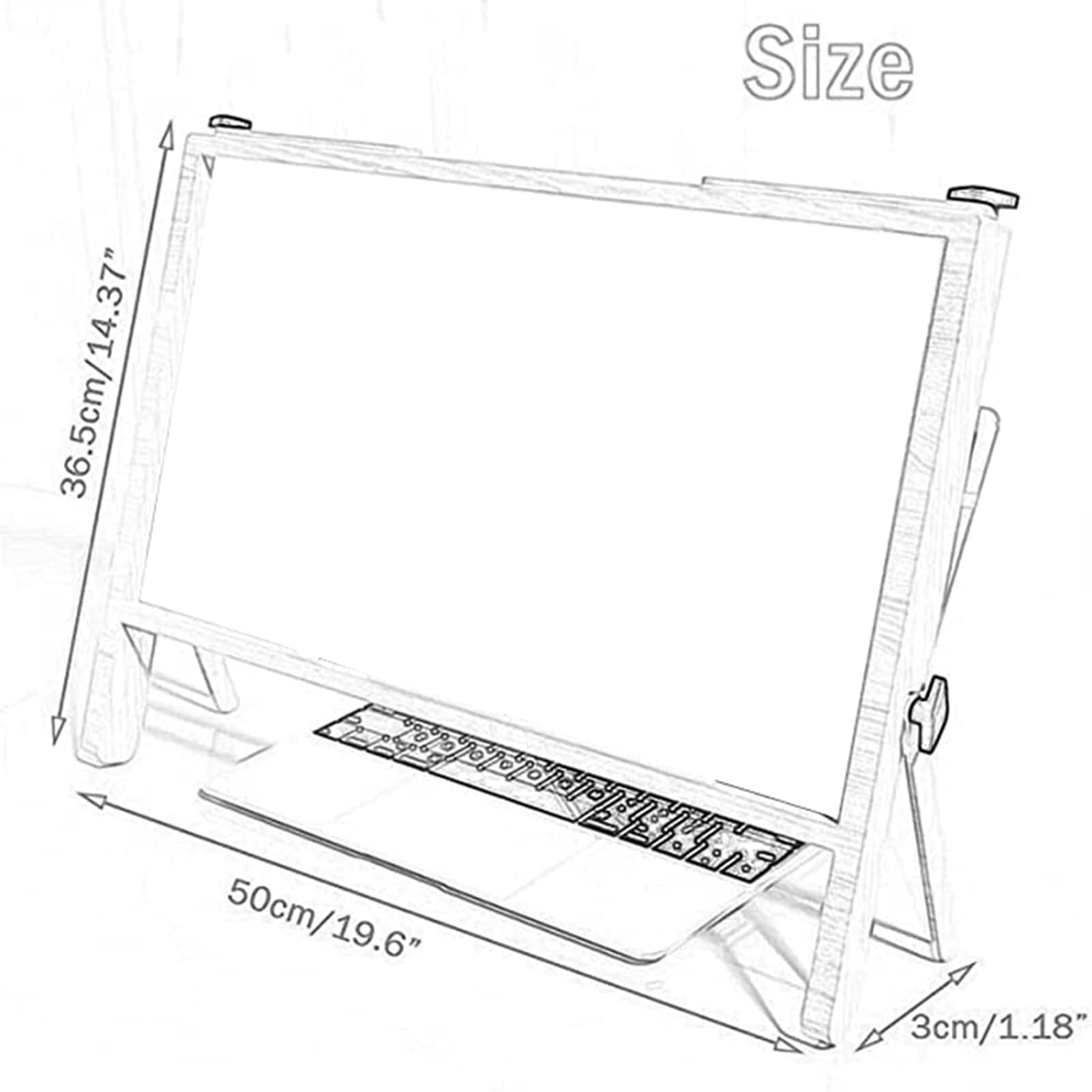 ingranditore per Schermo, Proiettore for Telefono Regolabile 3D ad Alta Definizione for Laptop