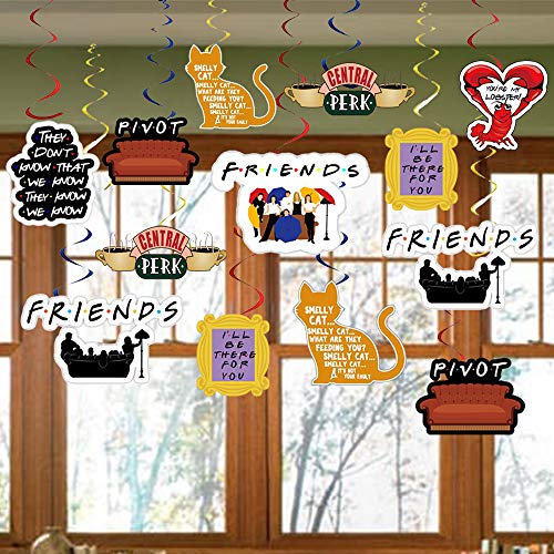 30Ct Friends Tv Show Party Hanging Decorations, Friends Theme Friends Fan Birthday Party Decorations Supplies #TOP6