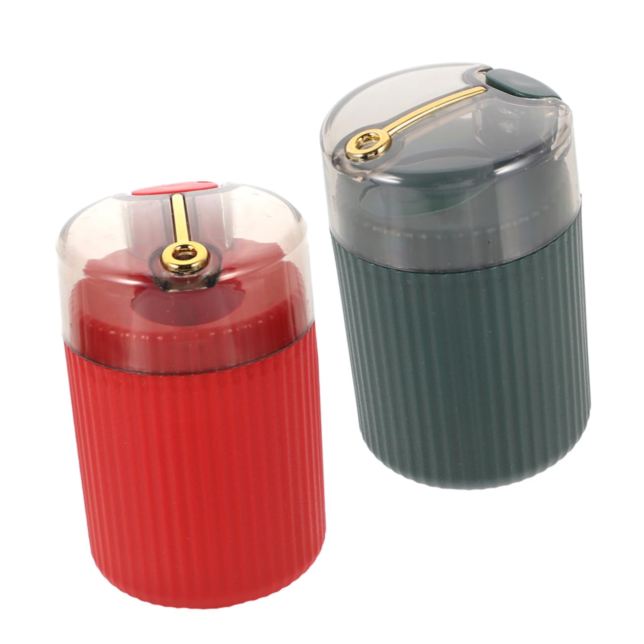 COLLBATH 2pcs Press Toothpick Box Pressing Type Toothpick Dispensers Household Toothpick Container Household Toothpick Holders Toothpick Organizer Toothpick Holder with Lid Pp