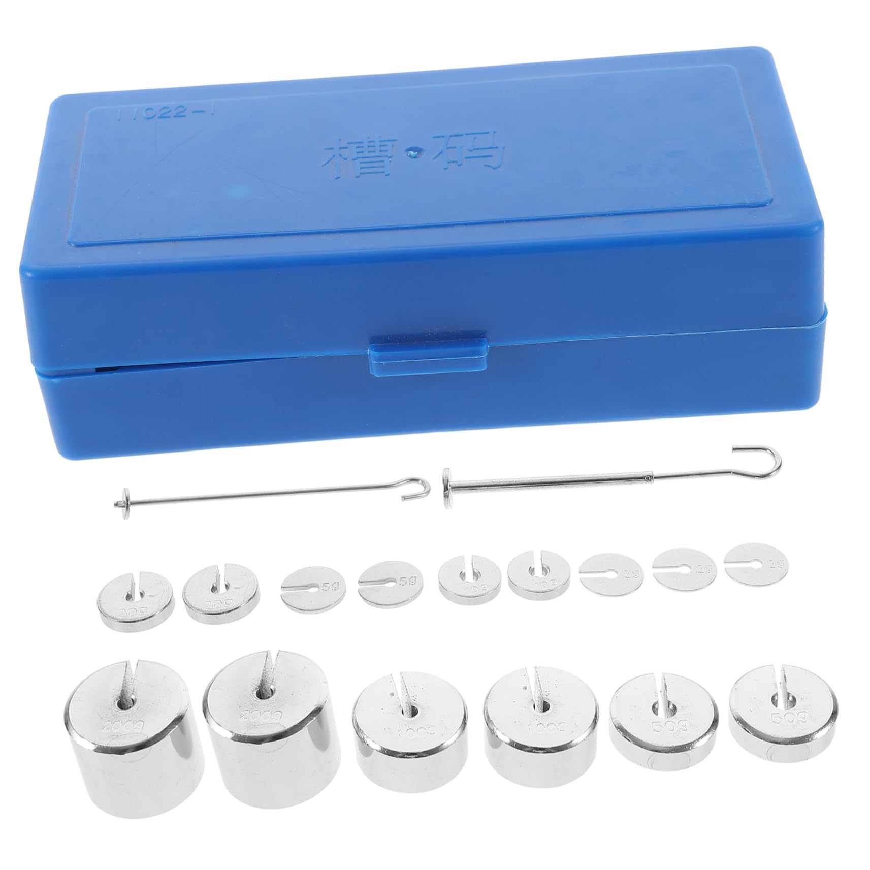 ULTECHNOVO 2 Ensembles Poids Métalliques Fendus avec Crochet Kit de Fendues pour Expérimentations Laboratoire Outils de Physique