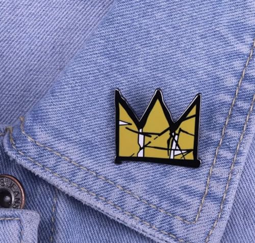Pin's en émail graffiti néo-expressionnisme de 3,2 cm pour veste - 3