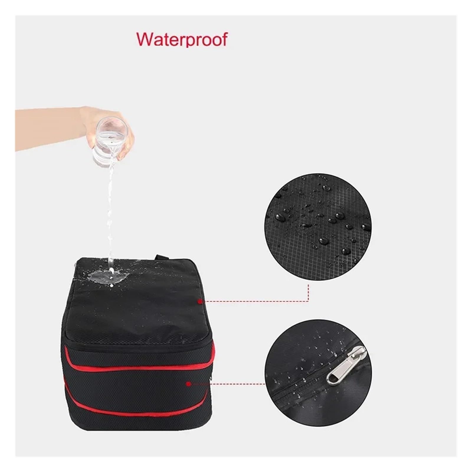 Organizador maleta Bolsa de almacenamiento compresión portátil doble capa, cubos embalaje viaje, organizador equipaje, bolsa maleta impermeable para las Vacaciones(Deep blue,3PCS)