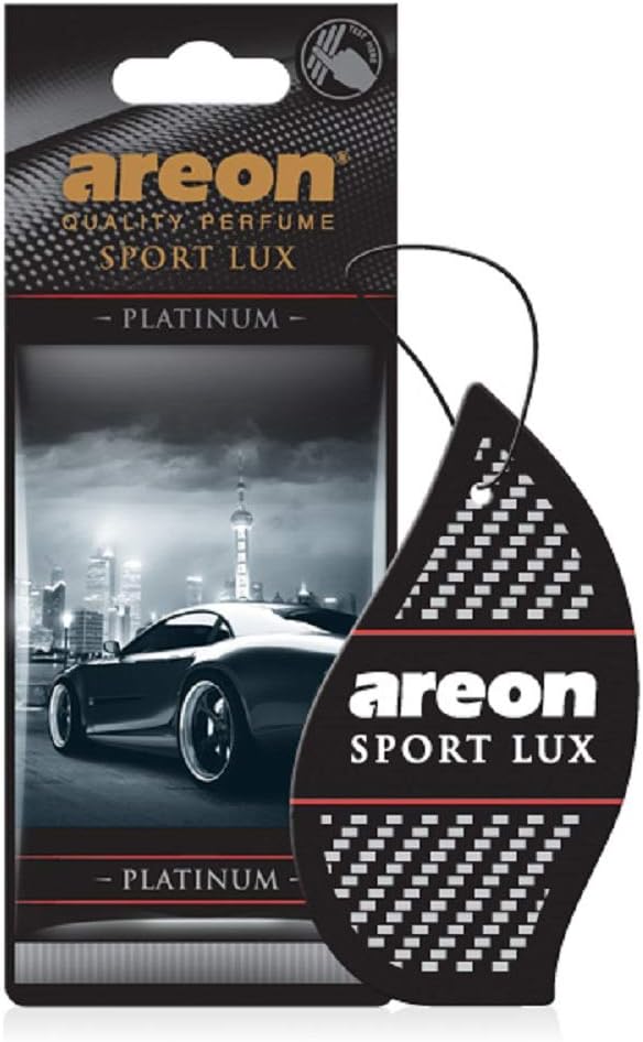 Sport LUX SL03 Quality Perfume/Cologne Car Air Freshener, Platinum (Pack of 12)