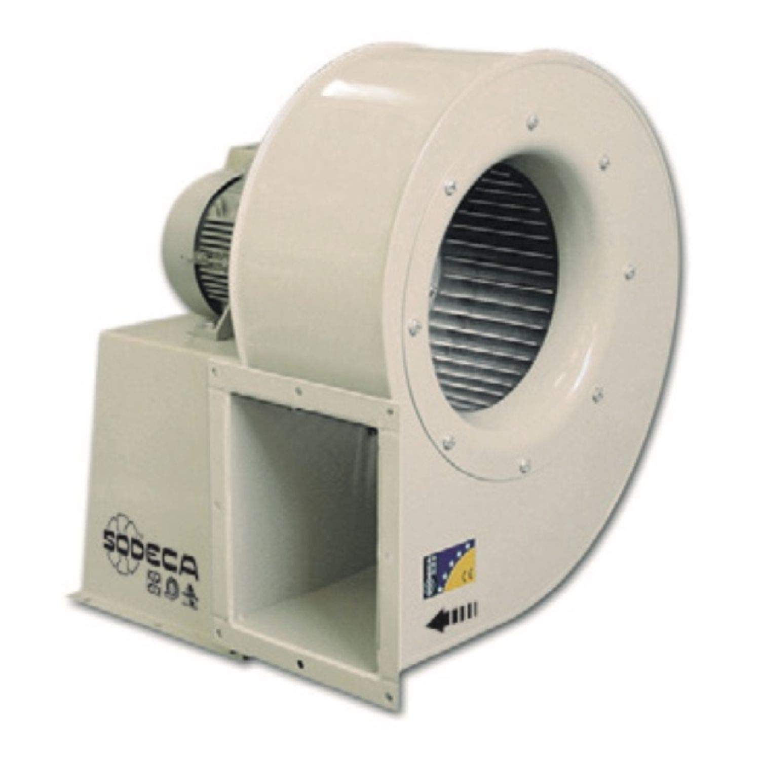Extractor centrífugo de media presión, modelo CMP-616-2M, turbina de 16 centímetros, 2810 rpm, caudal máximo de 1380 m3/h, 25,8 x 32 x 29,7 centímetros (Referencia: 1012504)