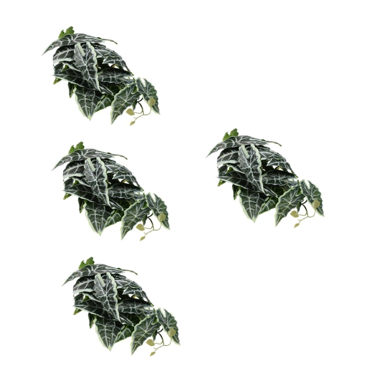 Sosoport 4pezzi Decorative Reptile Plant Artificiale Per Terrario Decorazione Per Habitat Rettili Per e Rettili Accessorio Per e Nascondiglio Per Acquari e Terrari