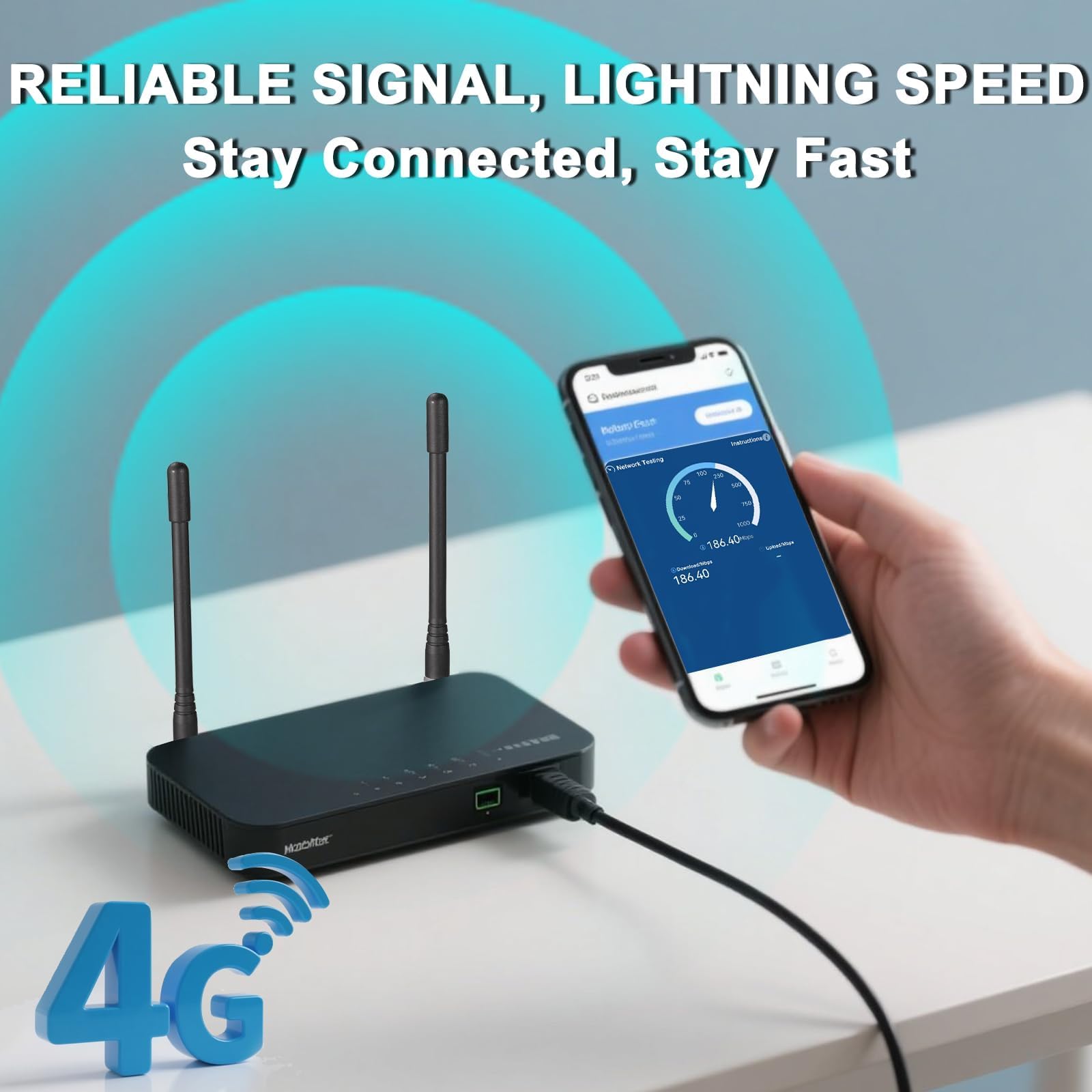 Bingfu 4G LTE antena 3 dBi zewnętrzna antena TS9 (2 sztuki) Kompatybilna z 4G LTE MiFi mobilny WiFi hotspot router USB modem Nighthawk AC785 AC790 AC810 LB2120 Huawei ZTE