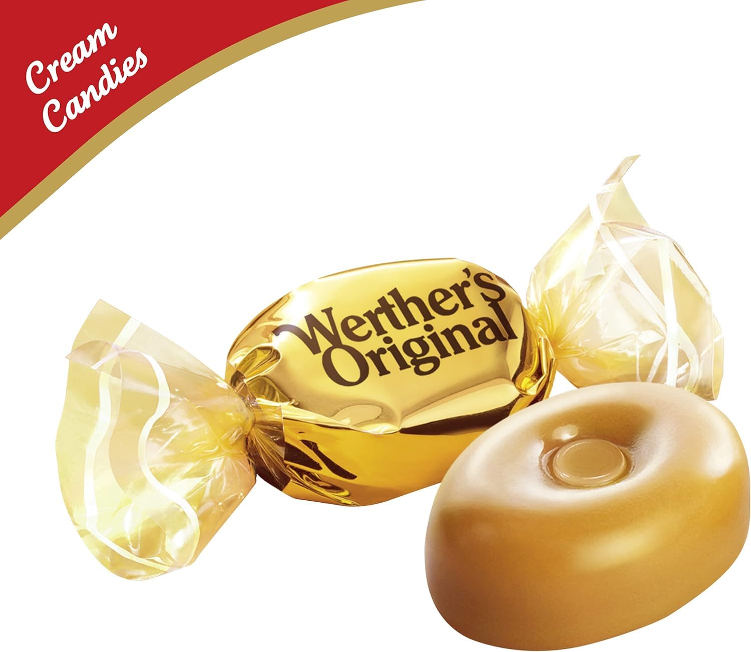 Storck Werther's Original Cream Candies, Decadent Foods Traditional Hard Caramel Sweets, Super Pack, 800g (Product Of Germany) Get Flavourito Kunafa Chocolate 20g Absolutely Free From DECADENT FOODS