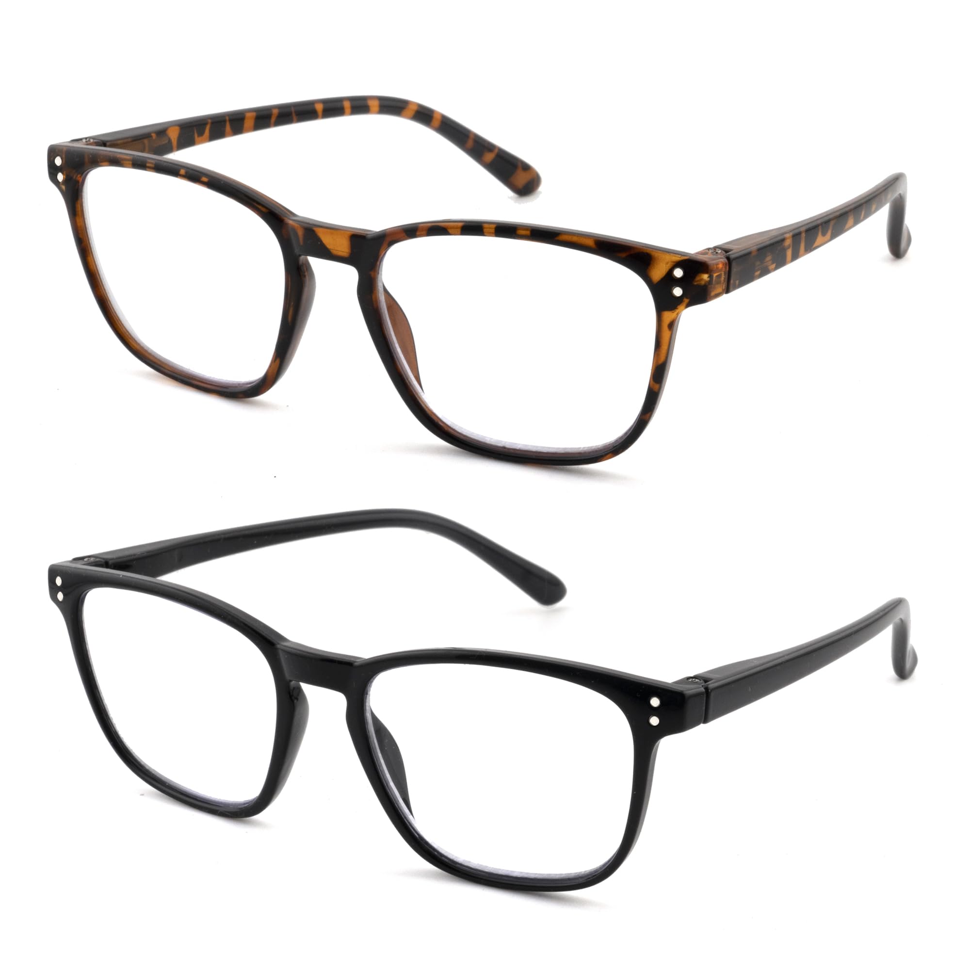 Photo 1 of SOPHILY High Power Magnification Reading Glasses Women Men Strong Powered PC Readers 3.5 4.0 4.5 5.0 5.5 6.0 6.5 7.0 8.0, Black/Brown Tortoiseshell, +6.50