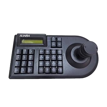 SUNBA Analog 3D Keyboard Joystick Pan Tilt Zoom Controller, for Analog CCTV PTZ Dome Cameras, PELCO D/P RS485