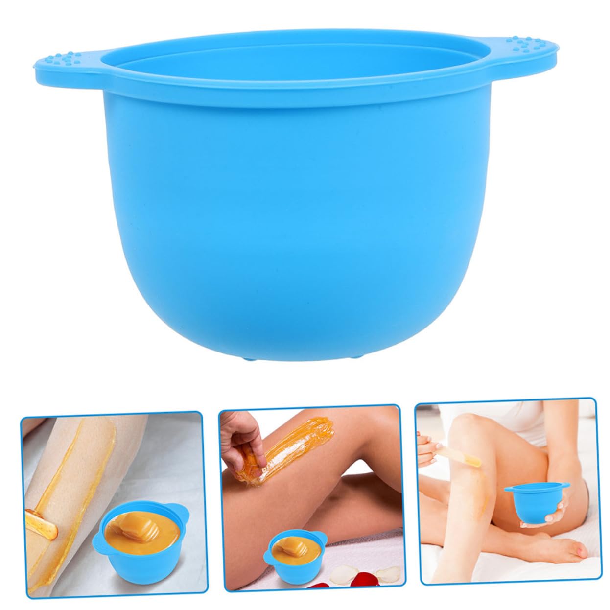 2pcs Silicone Mask Bowl for Hair Removal Wax Warmer Liner Replacement Wax Pot Soft Skin-friendly