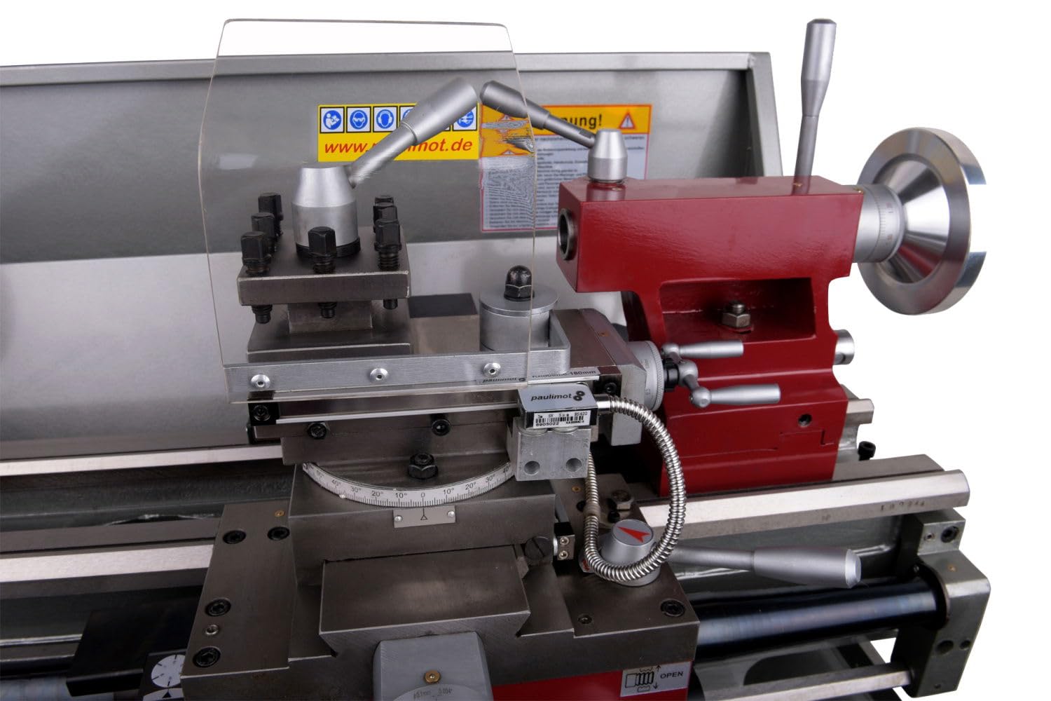 PAULIMOT Drehmaschine PM3800 mit 400 Volt Motor und Messsystem