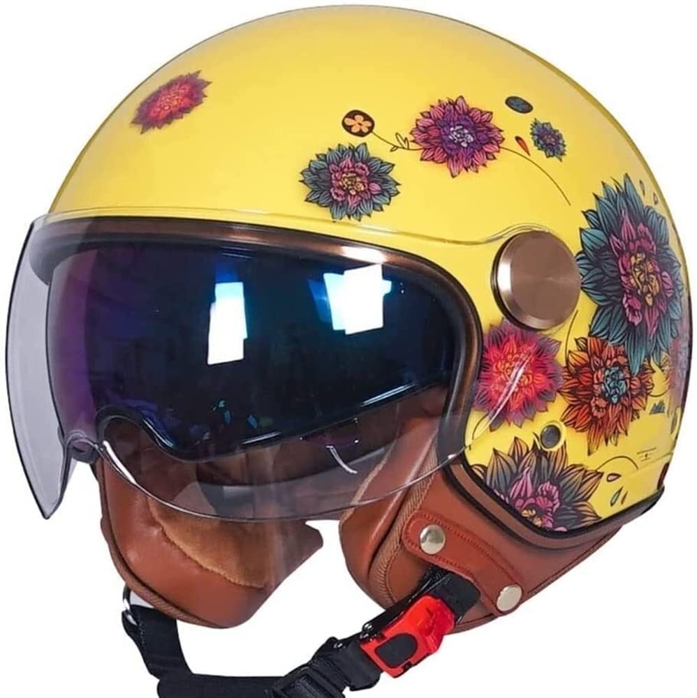 Casque moto ouvert rétro pour vos balades en ville et road trips estivaux