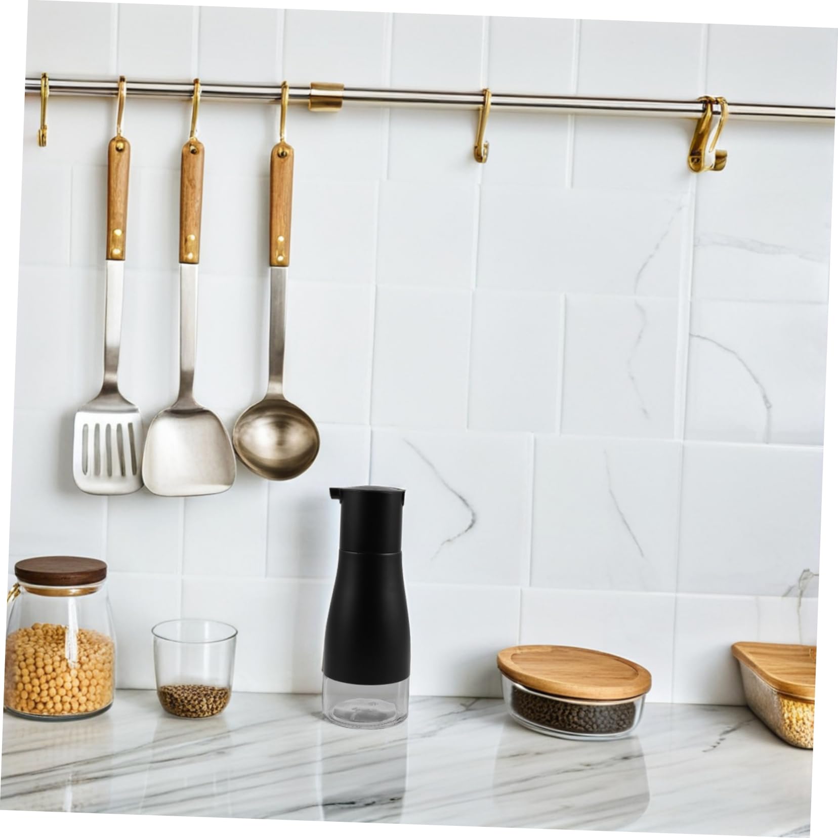 2 Pezzi Bottiglie per Olio e Condimenti da Dispenser Antigoccia per Cucina per Olio e Salsa Design e Facile