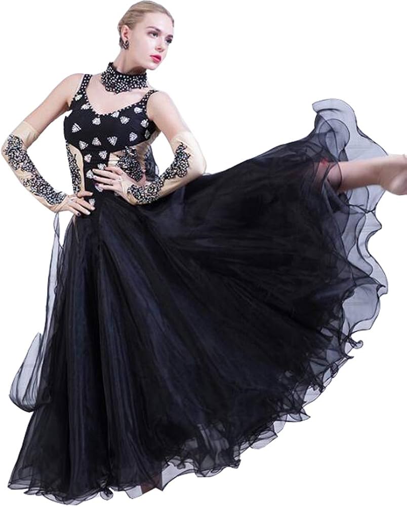 Amazon.co.jp: 社交ダンス 衣装 モダンドレス 女性用 ダンスウェア Amazon.co.jp: 社交ダンス 衣装 モダンドレス 女性用 ダンスウェア
