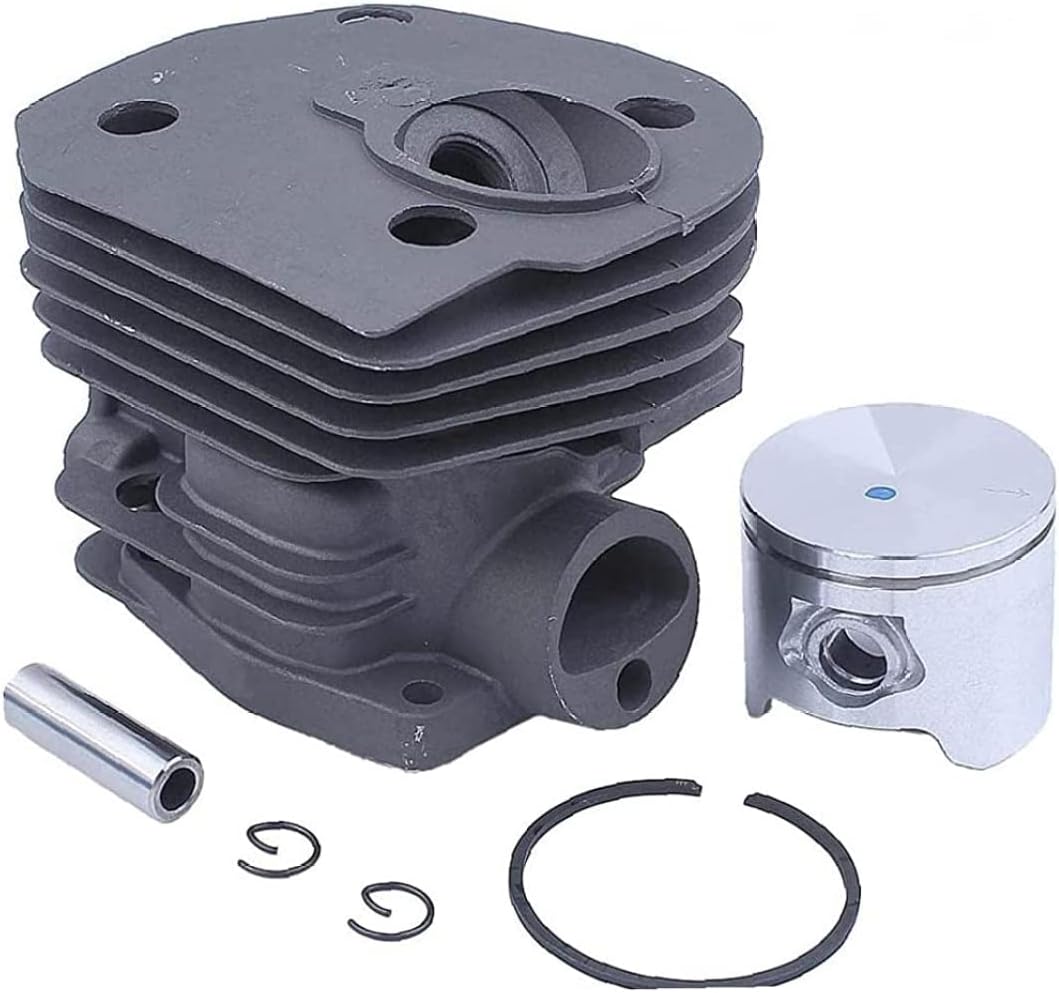 Cylinder Piston Pin Ring Kit, with Muffler Washer Parts, Compatible with Jonsered Cs2149 Cs2150 Cs2152 2153, 44mm.