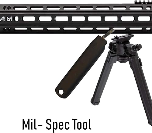 Miniatura 2 de Herramienta MIL-SPEC diseñada para -M-LOK- Accesorios compatibles para colocar y desmontar tuercas fácilmente al instalar y quitar M-LOK, accesorios