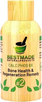 Bestmade Natural Products Calcarea Phosphorica 6X - Bone Health Supplement, Natural Bone Regeneration & Healing, Effective for Calcium Absorption & Recovery Support, No Side Effects, 350 Pellets