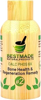 Bestmade Natural Products Calcarea Phosphorica 6X - Bone Health Supplement, Natural Bone Regeneration & Healing, Effective for Calcium Absorption & Recovery Support, No Side Effects, 350 Pellets