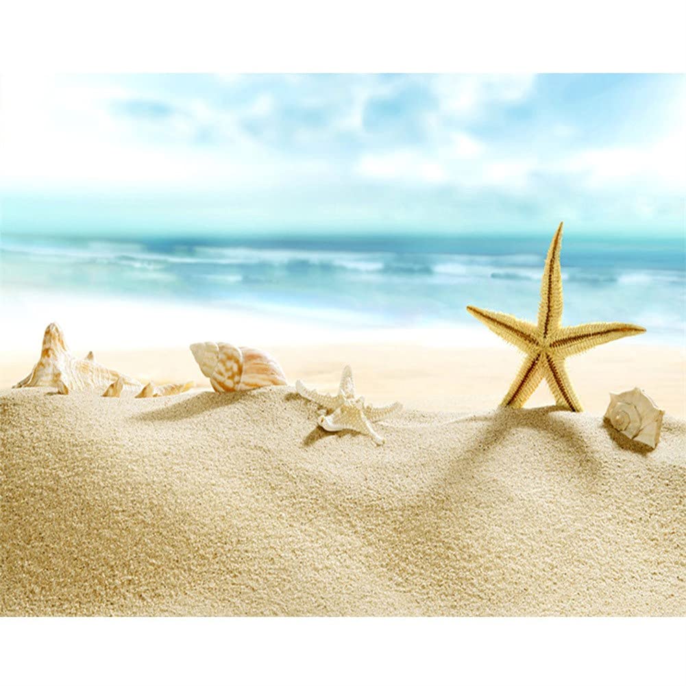 Kit complet de peinture au diamant plage, idée cadeau créative originale