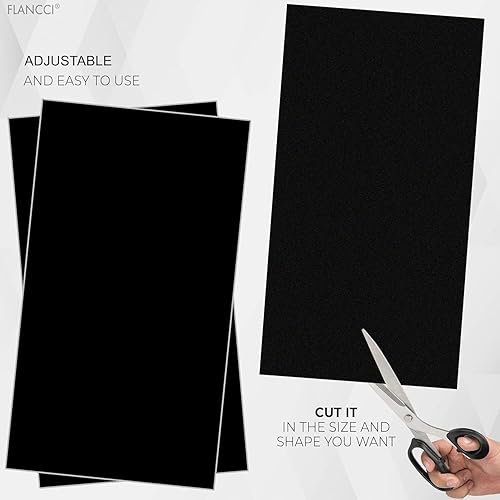 Miniatura 9 de FLANCCI Calcomanías de bloqueo de luz LED filtros LED de atenuación de luz 2 hojas hojas de atenuación para enrutadores cubiertas LED opacas