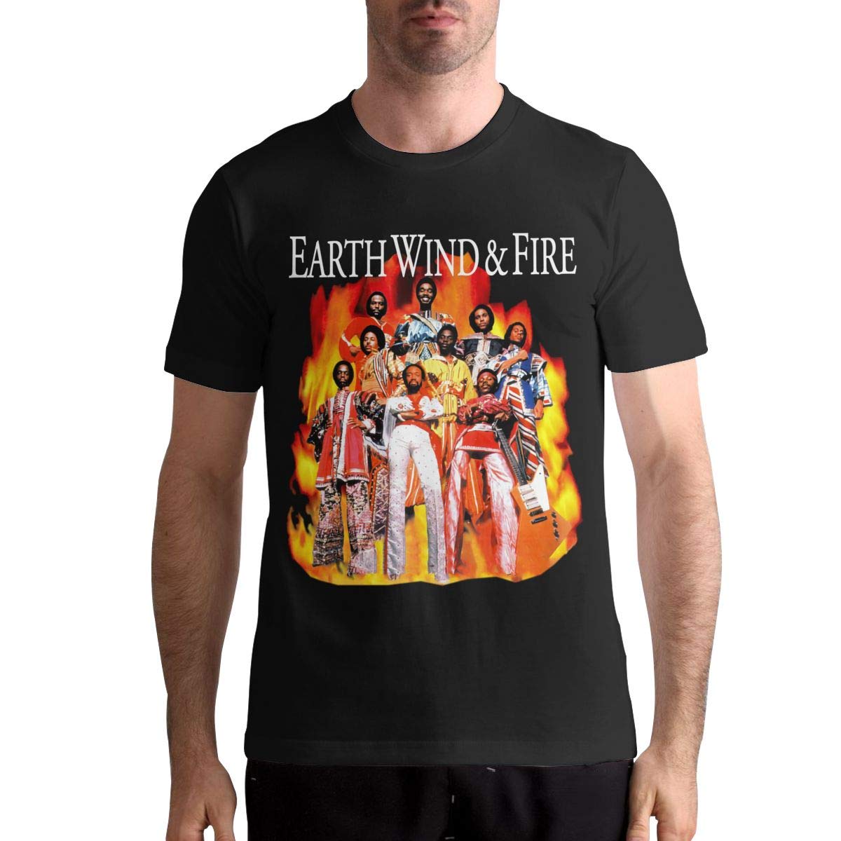 Earth Wind & Fire T Shirt Men's Casual Personality Fashion Short Sleeved Shirt