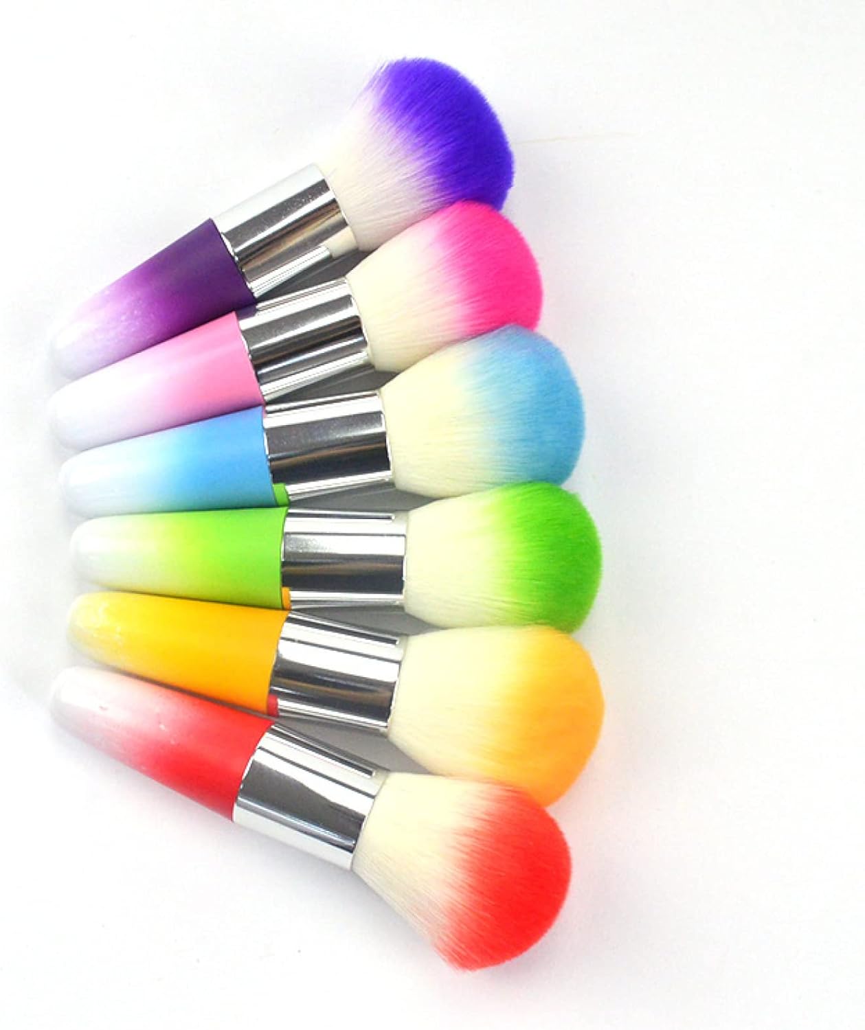 Makeup Brush Beauty Brush Makeup Brushes Eye Makeup Brushes Blush Brush, Short Plastic Rod, Makeup Brush, Multicolor Optional Paint